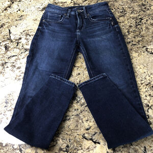 Size 25 X 28.5 Sliver Jeans Co. Women’s Denim Suki Skinny Two Tone Stitching KH